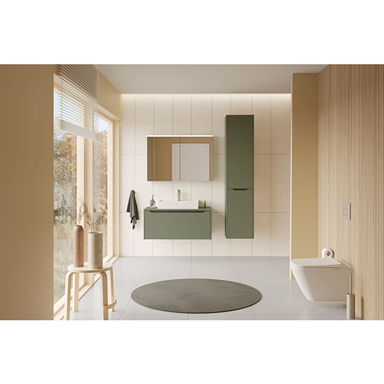 VitrA Integra Square Rim-Ex Wandcloset Inc. Wc Bril, Met Bidet Functie, Wit