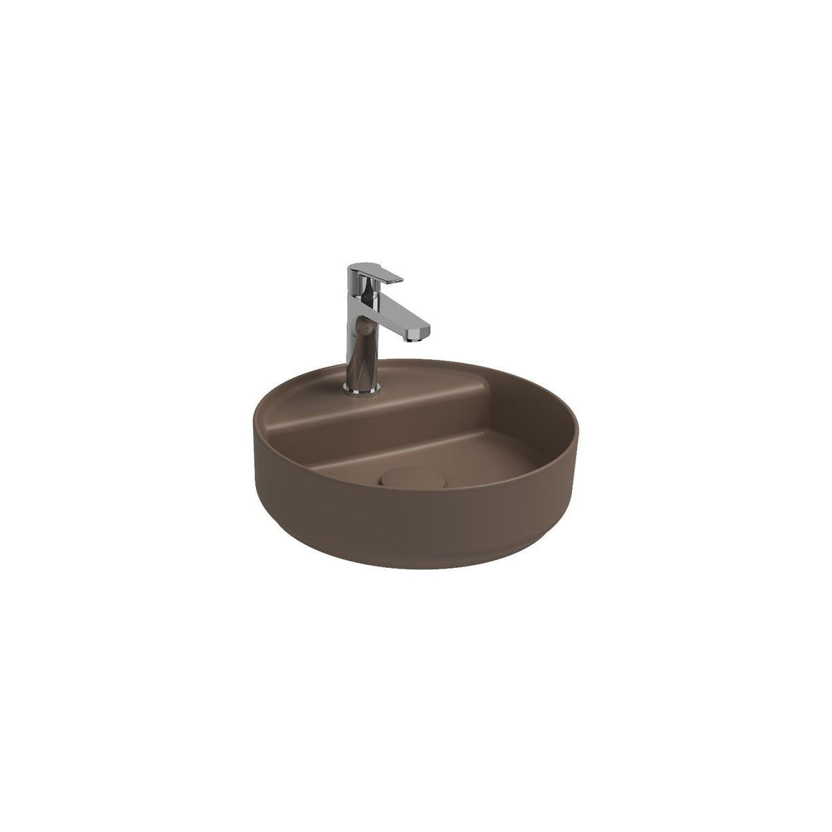 Isvea Infinity Wastafel 42 Cm, Taupe