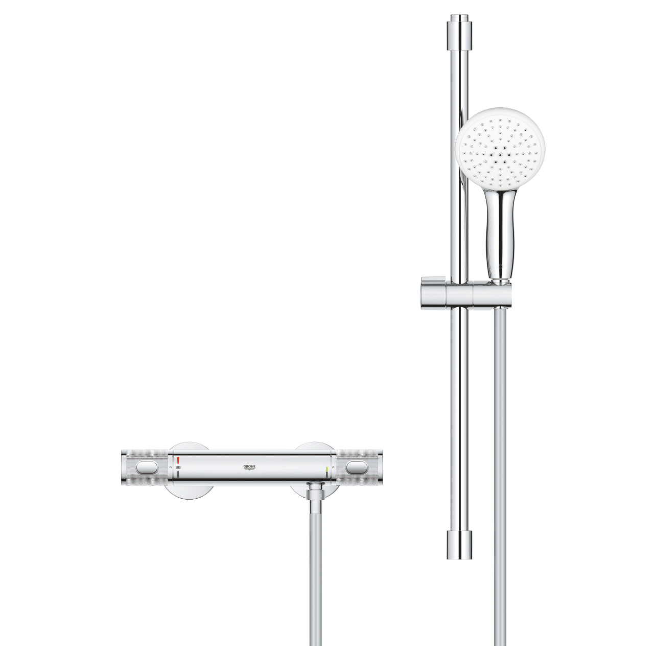 Grohe Grohtherm 1000 Performance Comfortset H.O.H. 150Mm M/Kopp Chroom