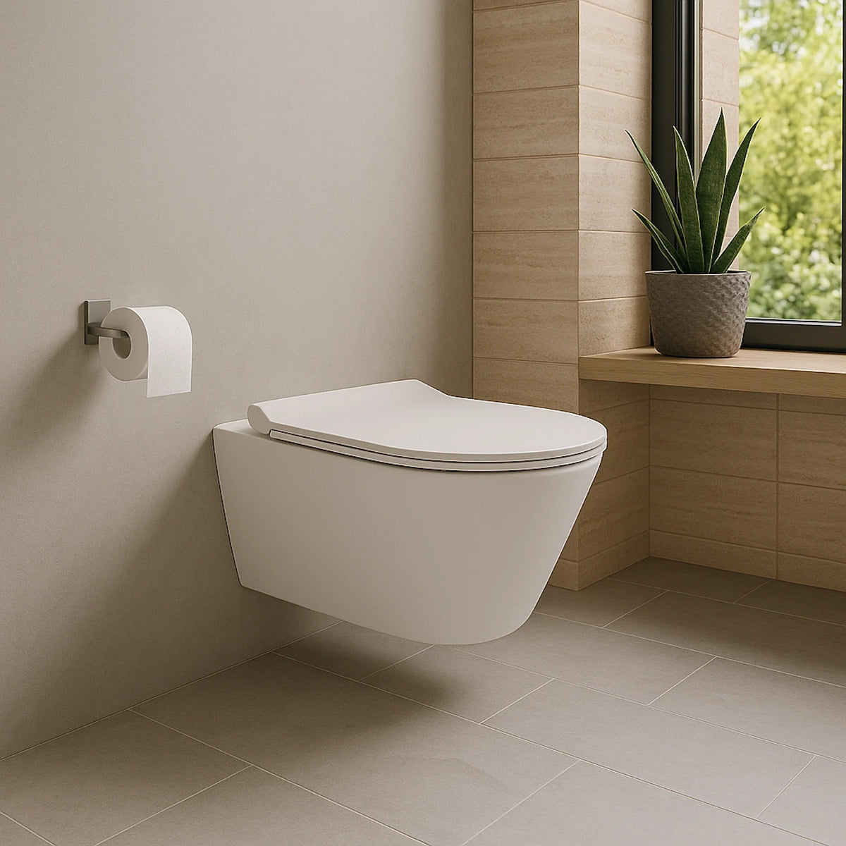 DutchLine - Avva Toiletpot Met Bidet - Mat Wit - 355x530mm