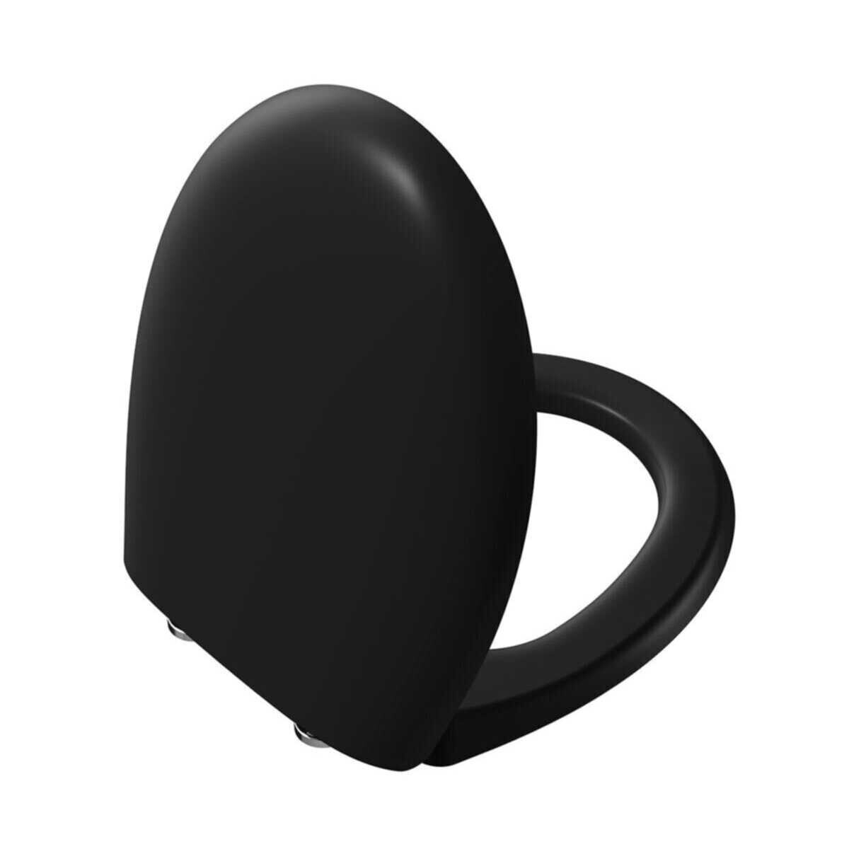 Vitra Memoria Softclose WC Bril-duroplast-mat Zwart
