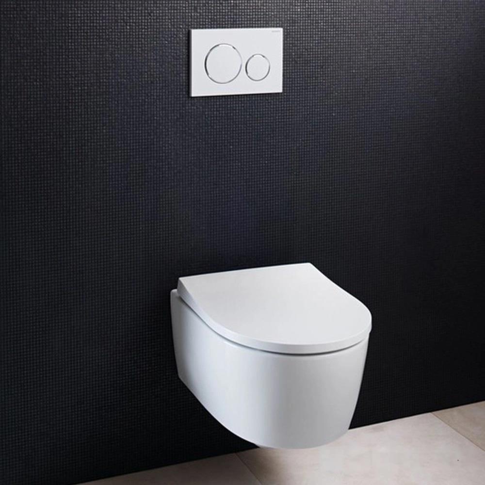 Geberit Icon Rimfree Wandclosetset - Rimfree - Met Bidet - Wit