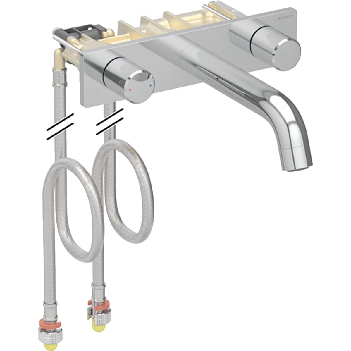 Geberit One Inbouw Wastafelkraan Rond Ontwerp Chroom