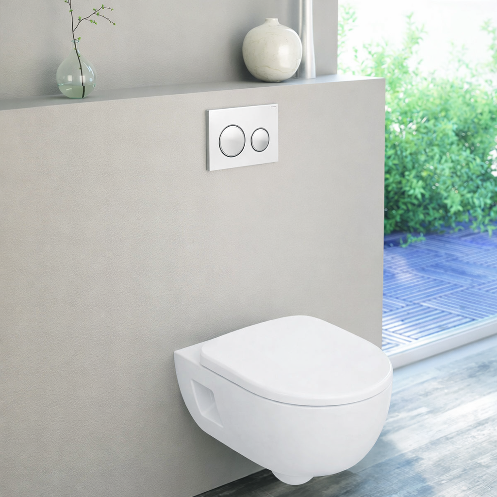 Geberit Selnova Premium Rimfree Wandclosetset - Rimfree - Met Bidet - Wit