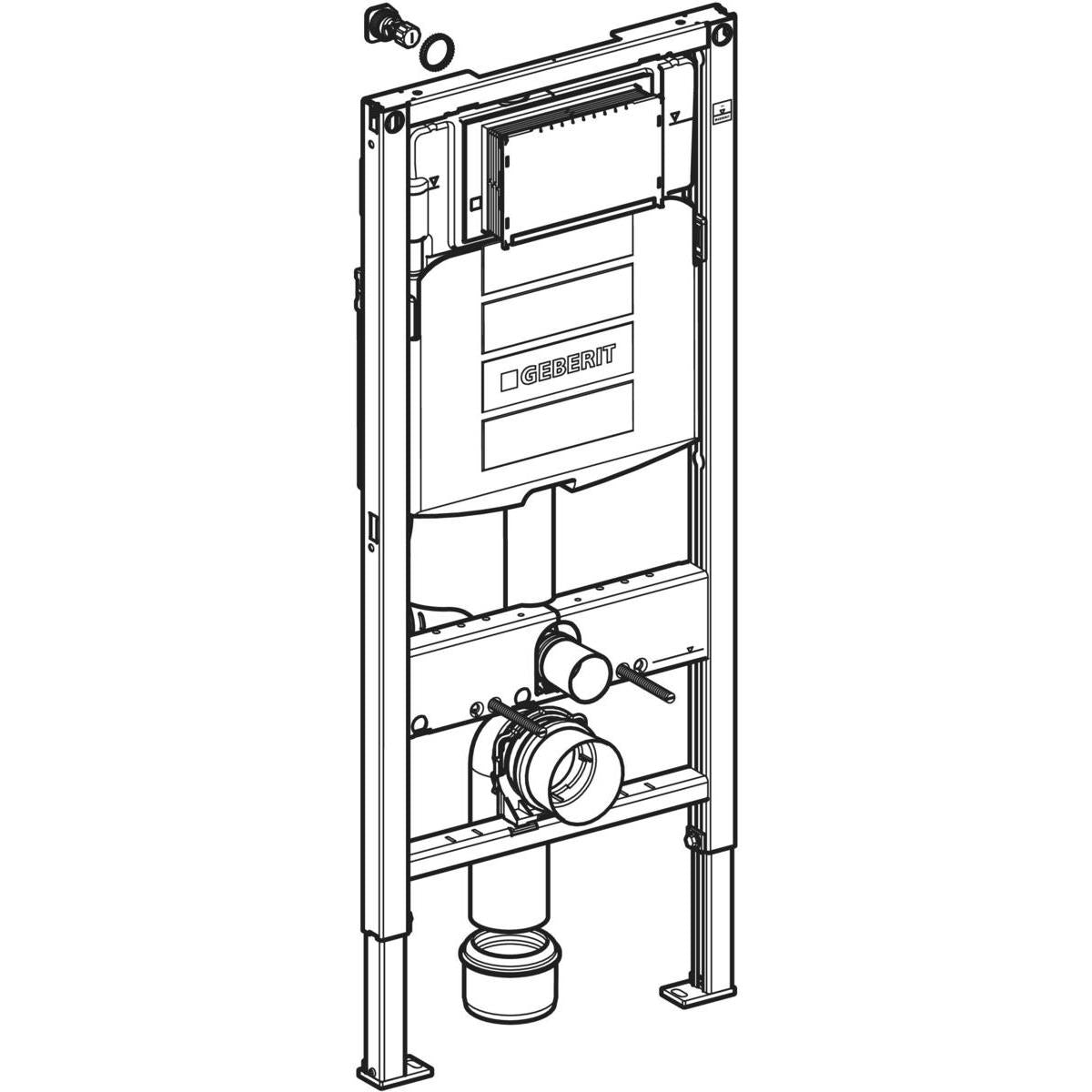 Geberit Sigma Inbouwreservoir 12 Cm Duofix