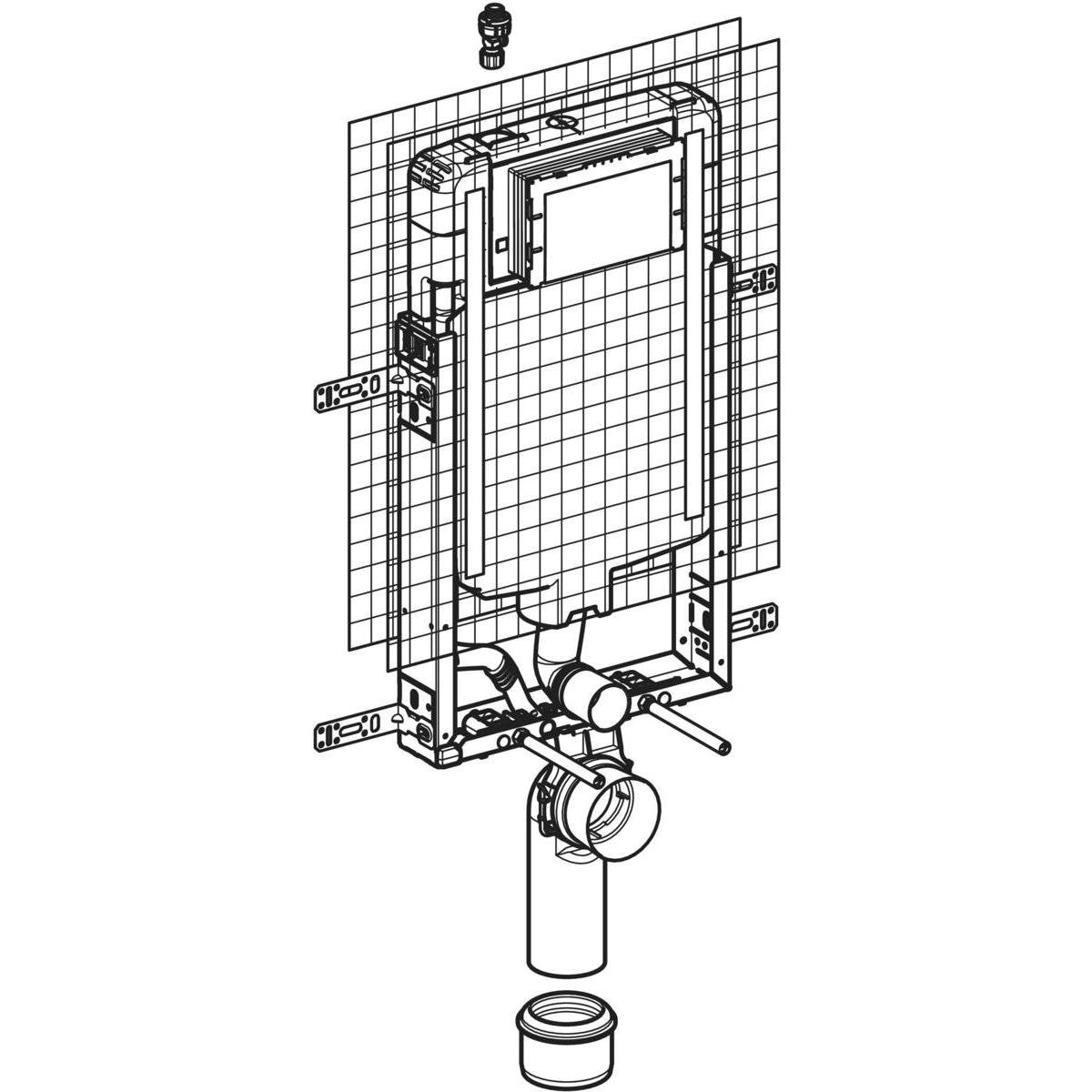 Geberit Sigma Inbouwreservoir 8 Cm Kombifix