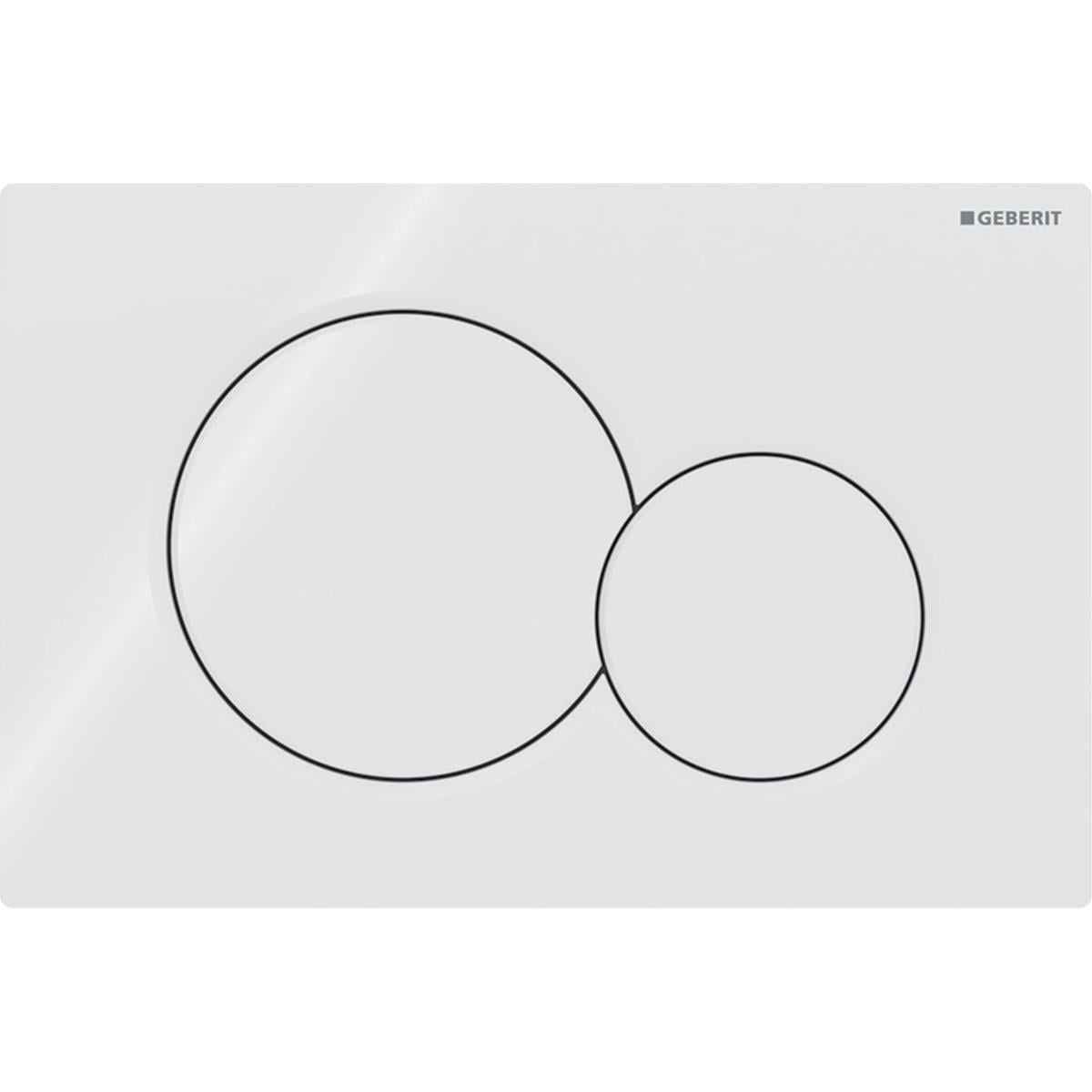 Geberit Sigma 01 Bedieningsplaat - 2-Toets Spoeling