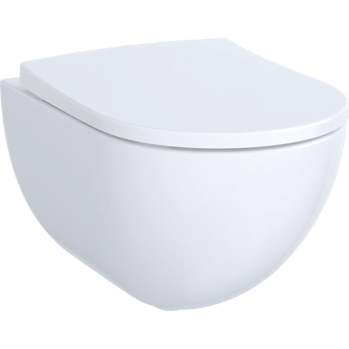 Geberit Smyle Round Rimfree Wandclosetset - Rimfree - Met Bidet - Wit
