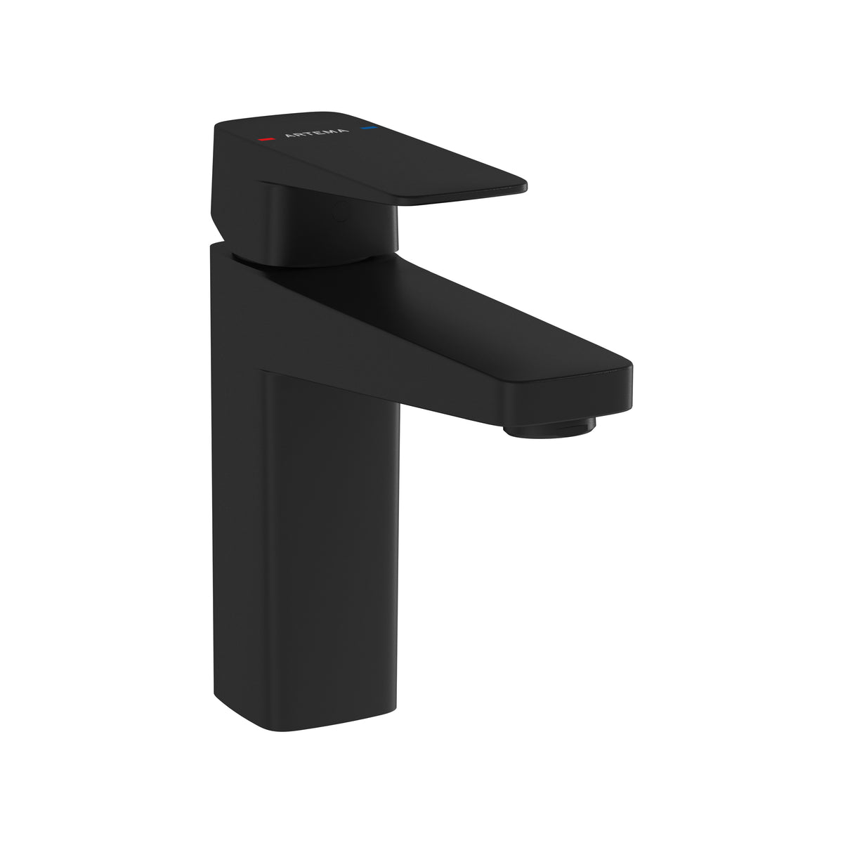 VitrA Root Square Wastafelkraan, Zwart