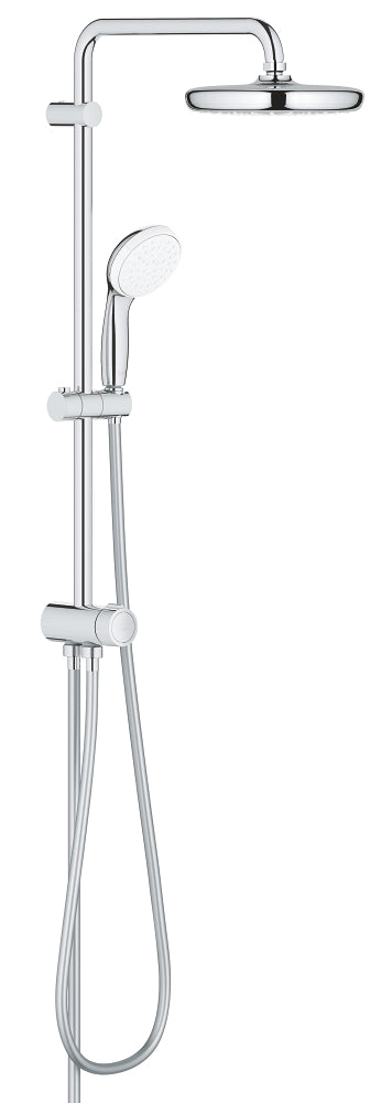 Grohe Tempesta System 210 Flex douchesysteem met omstelkraan voor wandmontage Chroom Regendouchesets   Grohe Tempesta
