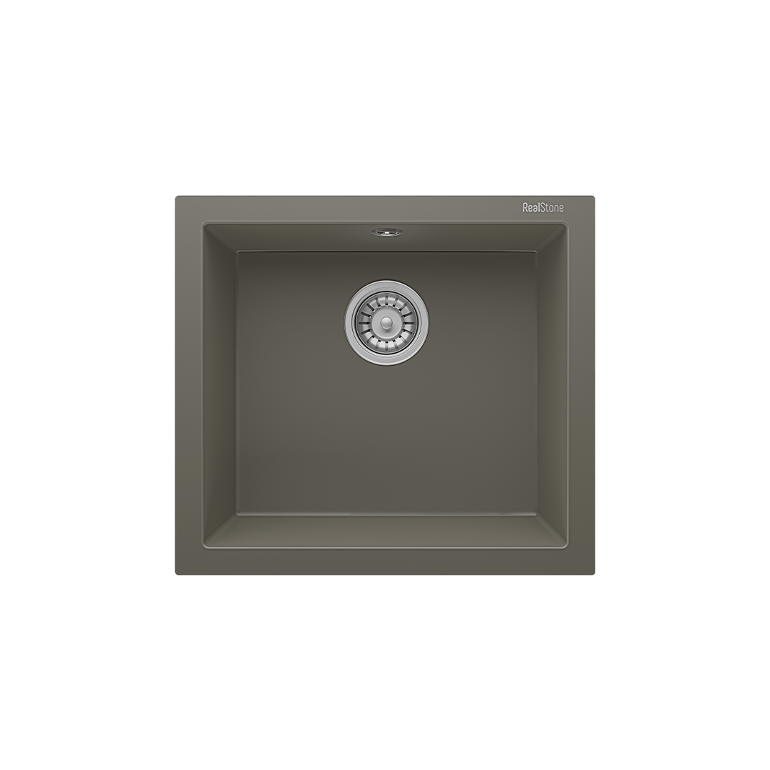 RealStone Gordion 52 granieten spoelbak Grijs
