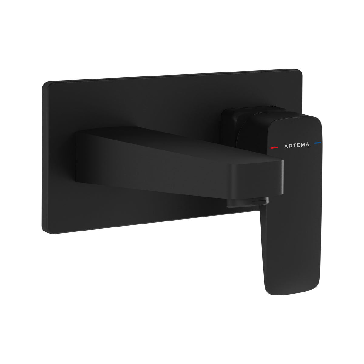 VitrA Root Square Inbouw Wastafelkraan, Zwart