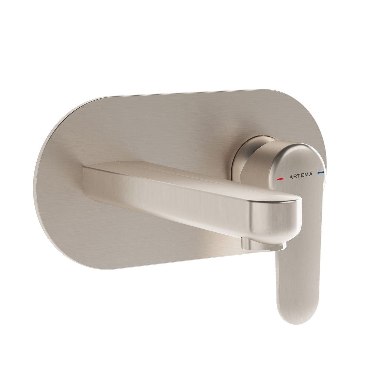 VitrA Root Round Inbouw Wastafelkraan, Geborsteld Nikkel