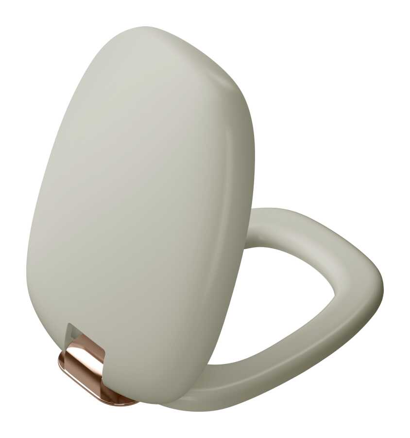 Vitra Plural Softclose WC Bril Duroplast-mat Beige Koper