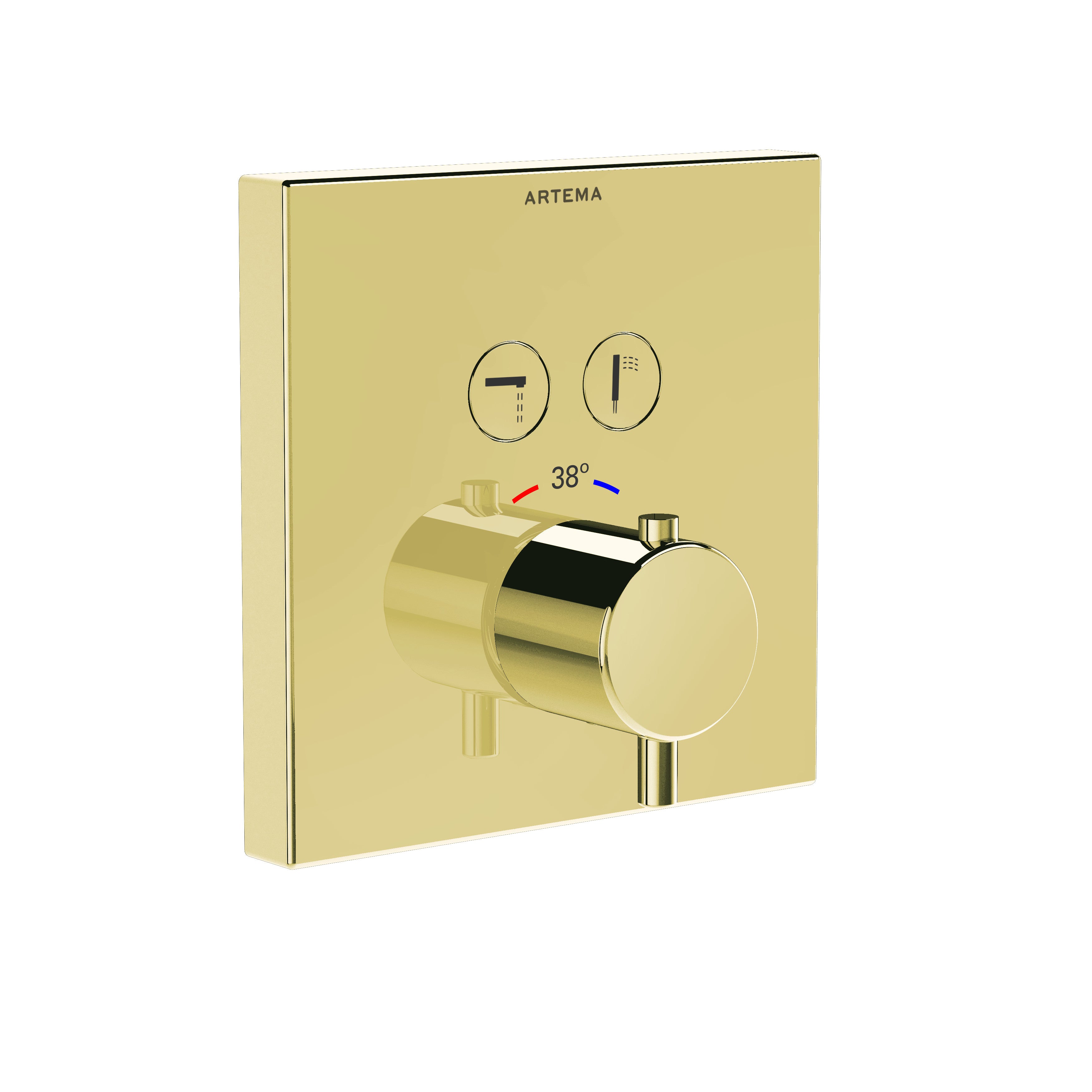 Vitra Root Square Aquacontrol Douche/Bad Kraan