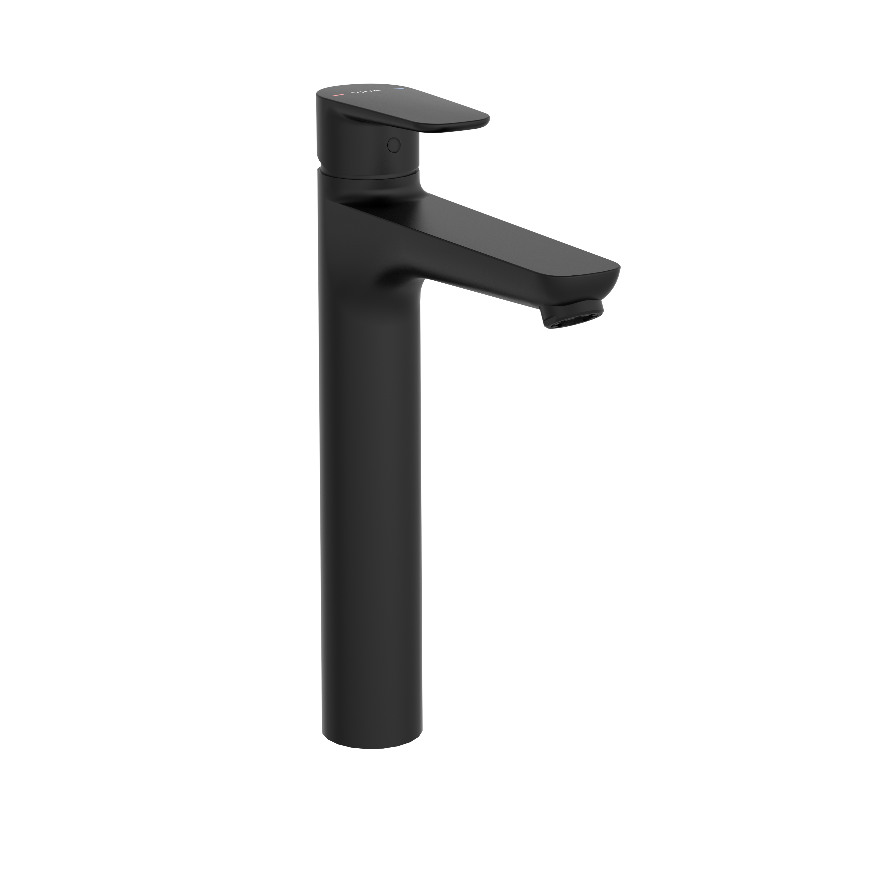 Vitra Flow Soft Wastafelkraan Mat Zwart