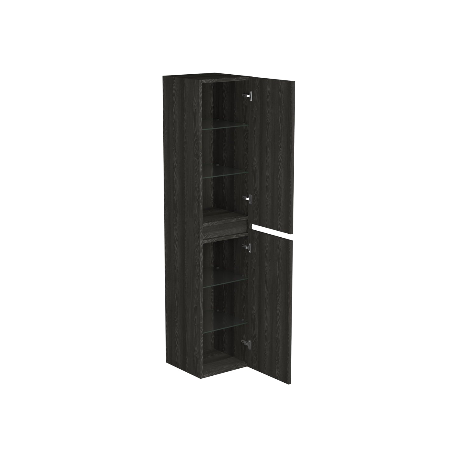Dutchline Badmeubel Kolomkast Lumiere 160X35Cm 2 Deuren