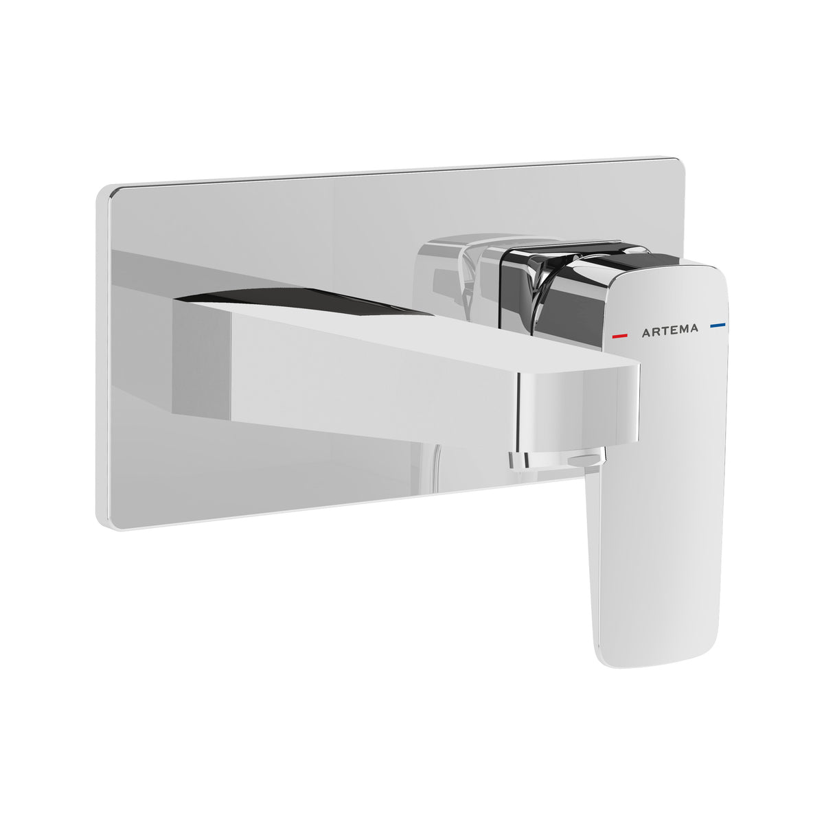 VitrA Root Square Inbouw Wastafelkraan Chroom Wastafelkranen   VitrA Root Square