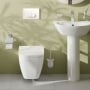 VitrA Integra Square Rim-Ex Wandcloset Inc. Wc Bril, Zonder Bidet, Wit