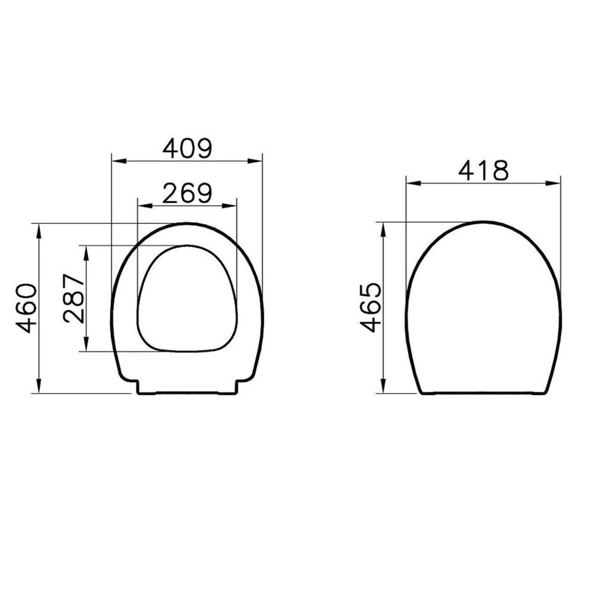 Vitra Memoria Softclose WC Bril-duroplast-mat Beige