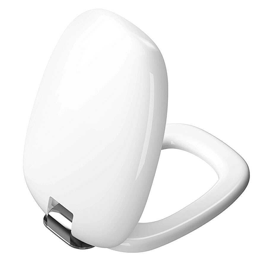 Vitra Plural Softclose WC Bril Duroplast-wit Chroom