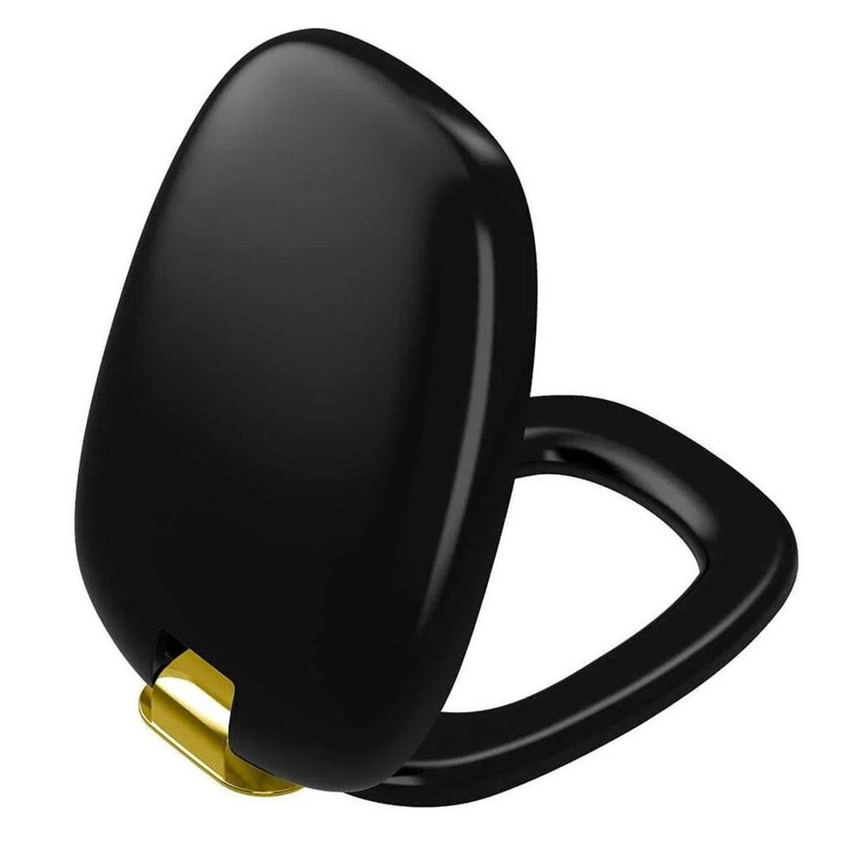 VitrA Plural Softclose Wc Bril Duroplast, Mat Zwart/Goud