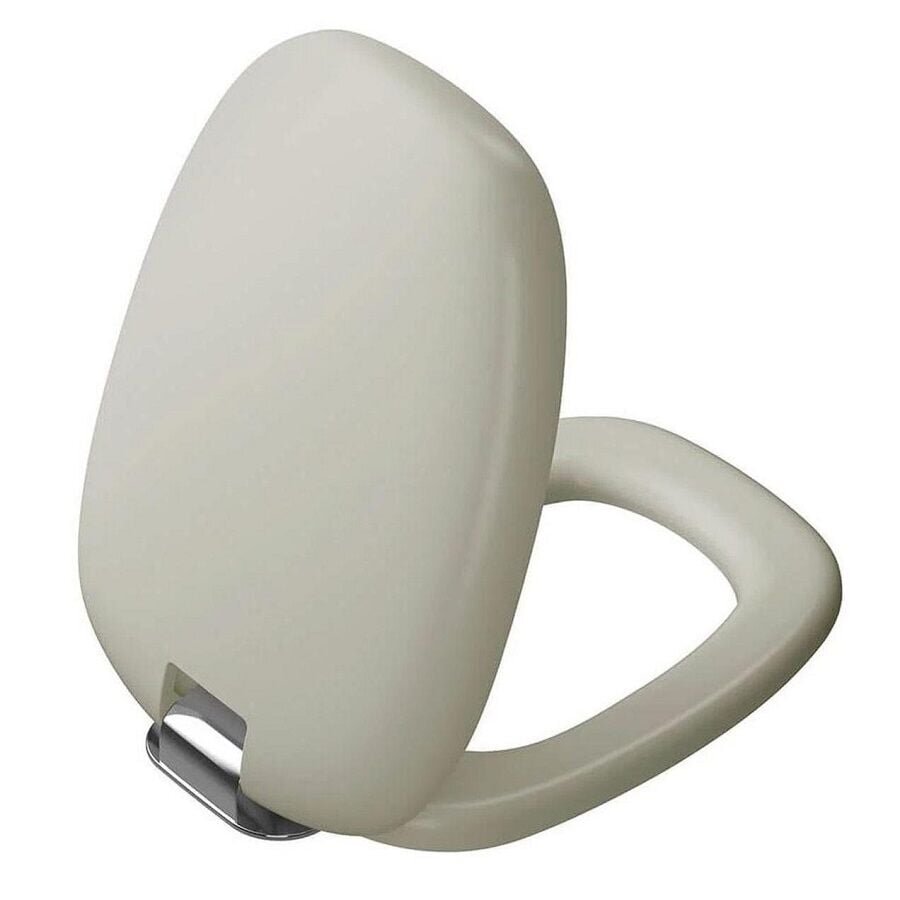 Vitra Plural Softclose WC Bril Duroplast-mat Beige Chroom